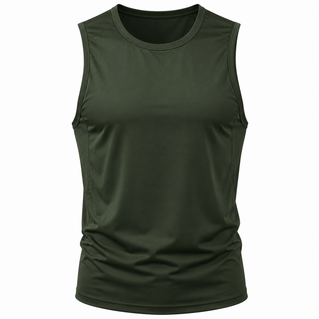 Performance Training Tank Top – Dark Green | Terrey Lotts