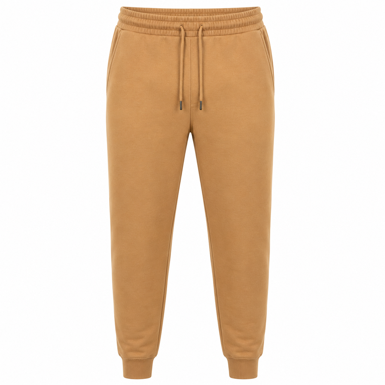 Premium Fleece Jogger Trousers – Caramel Beige | Terrey Lotts
