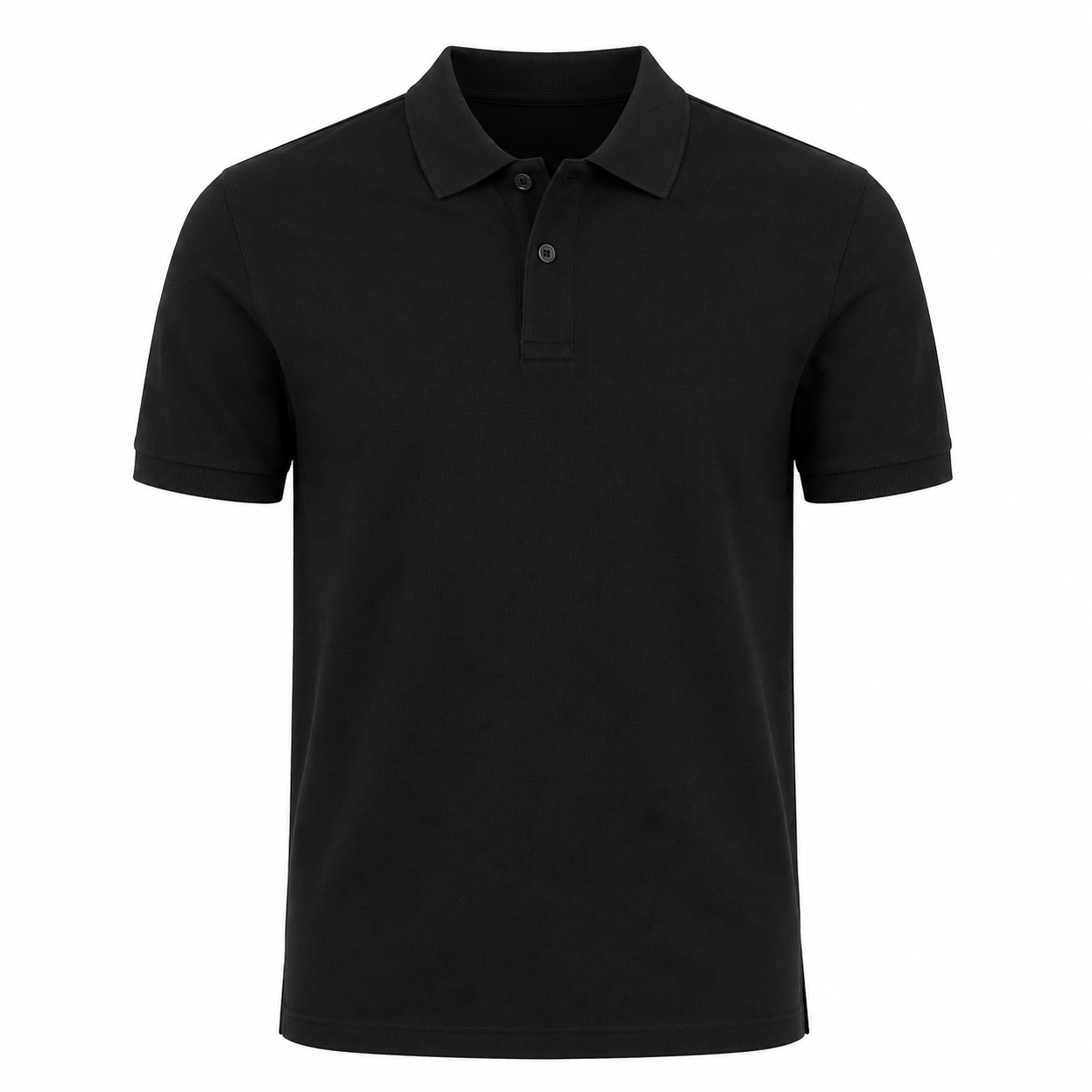 Premium Cotton Polo Shirt – Black | Terrey Lotts