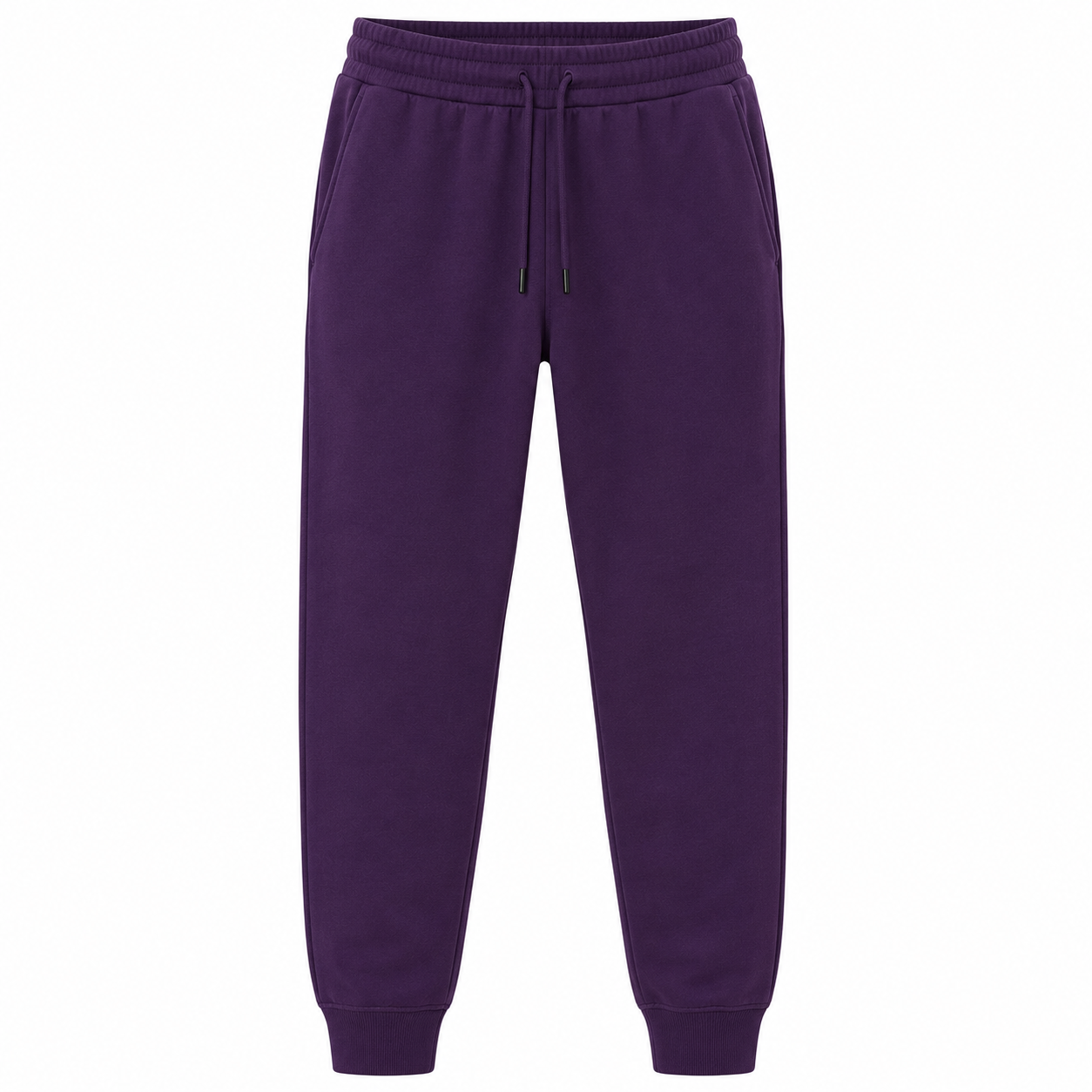 Premium Fleece Jogger Trousers – Dark Purple | Terrey Lotts