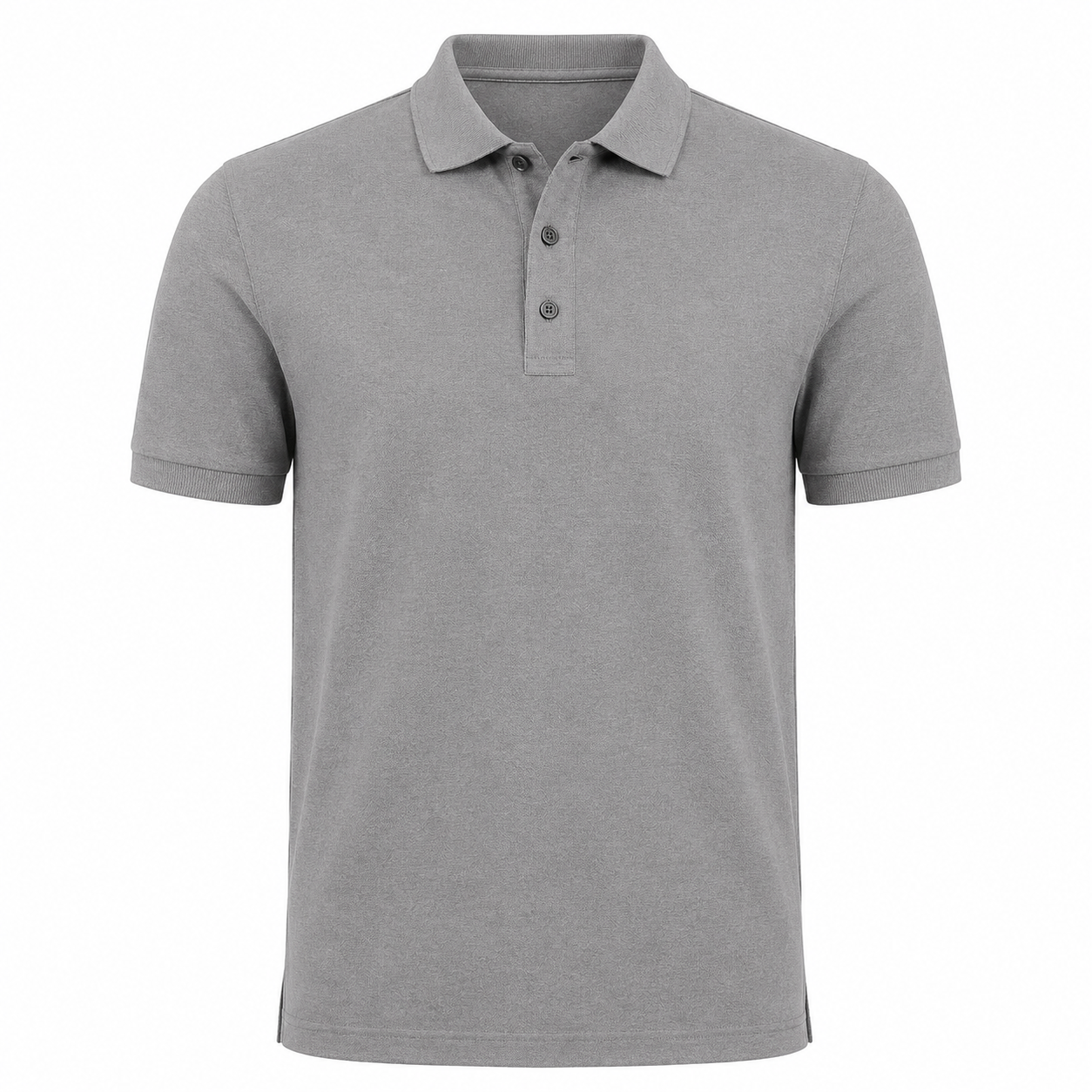 Classic Piqué Polo Shirt – Grey | Terrey Lotts