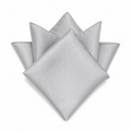 Premium Pocket Square – Light Grey | Terrey Lotts
