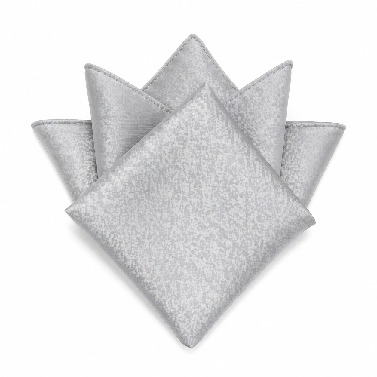 Premium Pocket Square – Light Grey | Terrey Lotts